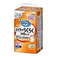 リリーフ パンツタイプ 上げ下げらくらくうす型パンツ 3回分 M～L 22枚 花王(22枚)