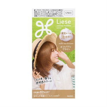 リーゼ 泡カラー 115ml Liese 花王 【医薬部外品】(ミルクティブラウン)