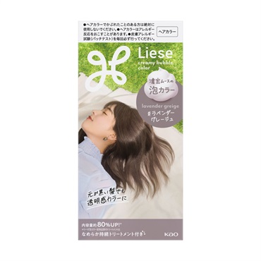 リーゼ 泡カラー 115ml Liese 花王 【医薬部外品】(ラベンダーグレージュ)