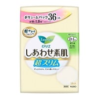 ロリエ しあわせ素肌 ボリュームパック 超スリム多い昼用２２．５ｃｍ 羽つき ３６個(36個)