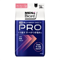 メンズビオレ 顔もふける ボディシート PRO 26枚 花王 | イオン