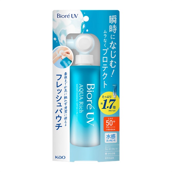 ビオレ UV アクアリッチ エッセンス フレッシュパウチ120g 花王