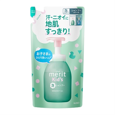 メリットキッズ 泡で出てくるシャンプー つめかえ用270ml | イオン