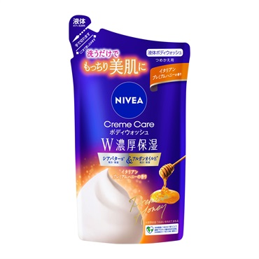 ニベア クリームケア ボディウォッシュ つめかえ用 340ml(イタリアンプレミアムハニーの香り)