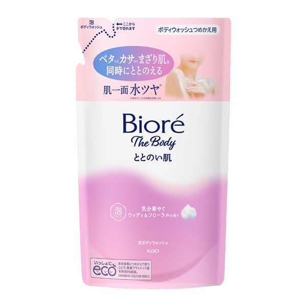 Biore ビオレ ザ ボディ ととのい肌 泡タイプ つめかえ用 440ml(ウッディ＆フローラルの香り)