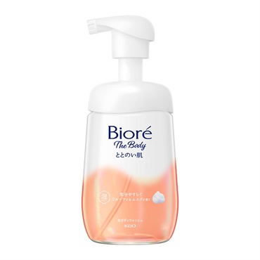 Biore ビオレ ザ ボディ ととのい肌 泡タイプ  ポンプ 480ml(フルーティ＆ムスクの香り)