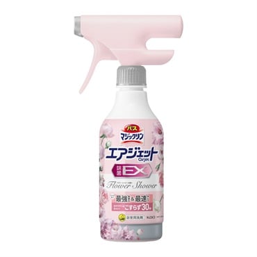 バスマジックリン エアジェット 除菌ＥＸ 本体 390ml(フラワーシャワーの香り)