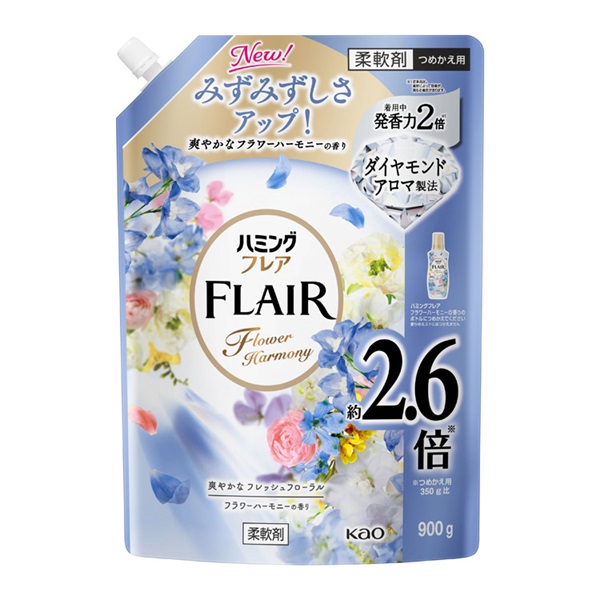 ハミングフレア スパウトパウチ 900g 花王(フラワーハーモニー)