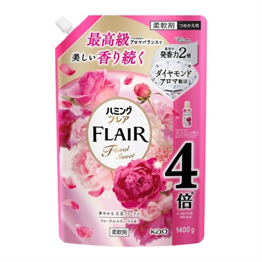 ハミングフレア スパウトパウチ 1400g 花王