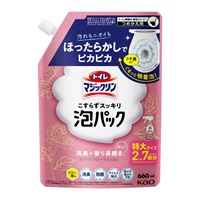トイレマジックリン こすらずスッキリ泡パック つめかえ用 660ml 花王(ホワイトフローラルの香り)