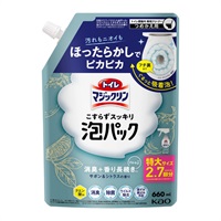 トイレマジックリン こすらずスッキリ泡パック つめかえ用 660ml 花王(サボン＆シトラスの香り)