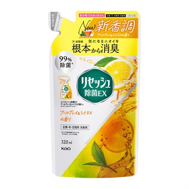 リセッシュ除菌EX つめかえ用 320ml(アールグレイ＆シトラスの香り)