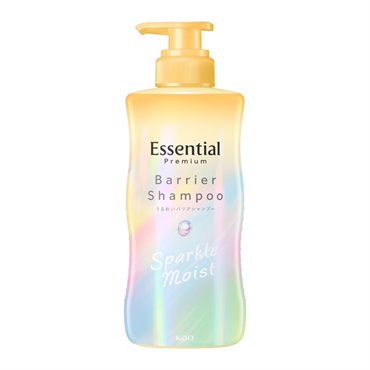エッセンシャル プレミアム うるおいバリアシャンプー スパークルモイスト ポンプ 430ml　花王