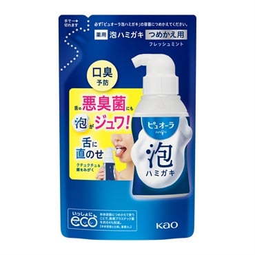 ピュオーラ 泡ハミガキ フレッシュミント つめかえ用 100ml pureOra