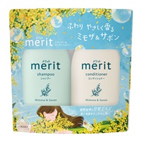 メリットシャンプー＆コンディショナー ミモザ＆サボン 450ml+450ml