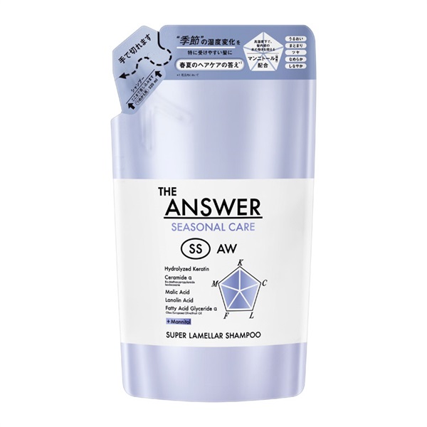 THE ANSWER ジアンサー シーズナルケア SS スーパーラメラシャンプー