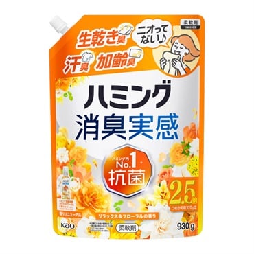 ハミング消臭実感 つめかえ用 930g 花王