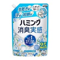 ハミング消臭実感 つめかえ用 930g 花王(ホワイトソープの香り)