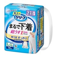 リリーフ パンツタイプ まるで下着 2回分 ホワイト L～LLサイズ 花王(16枚)