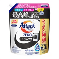 花王 アタックZEROつめかえ用 1900g 花王(アタックZERO ドラム式専用)