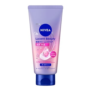 NIVEA(ニベア) ルーセントビューティ 浸透保湿美容クリームスクラブ 190g 花王