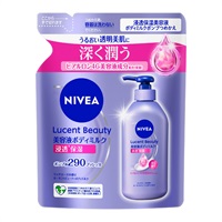 NIVEA(ニベア) ルーセントビューティ ディープモイスチャー 浸透保湿美容液ボディミルク ポンプつめかえ用 290g 花王(290g)