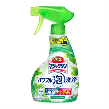 バスマジックリン パワフル泡洗浄 本体 350ml(グリーンハーブの香り)