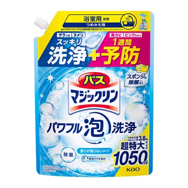 バスマジックリン パワフル泡洗浄 つめかえ用 1050ml