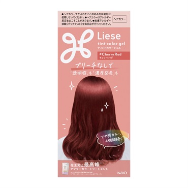 リーゼ　ティントカラージェル　Liese 花王(チェリーレッド)