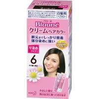 ブローネ クリームヘアカラー 1剤40g 2剤40g ブローネ Blaune 花王 【医薬部外品】(6やや濃い栗色)