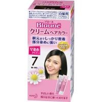 ブローネ クリームヘアカラー 1剤40g 2剤40g ブローネ Blaune 花王 【医薬部外品】(7濃い栗色)