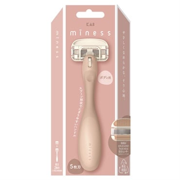miness ボディ用カ ミソリ  替刃2個付き 貝印 KAI 貝印
