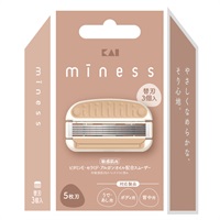miness 替刃 3個 貝印 KAI 貝印(替刃3個)