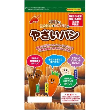 カネ増製菓 ごぼうとれんこんとにんじんのやさいパン 1歳半頃～ キッズ おやつ