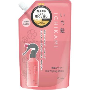 クラシエホームプロダクツ いち髪 髪＆地肌うるおう寝ぐせ直し和草シャワー(詰替用 375ml)
