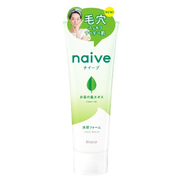 ナイーブ 洗顔フォーム お茶の葉エキス 配合 130g ナイーブ naive