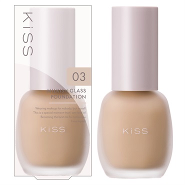 キス ミルキッシュガラスファンデ 30g キス KiSS 伊勢半(03 ライトオークル)