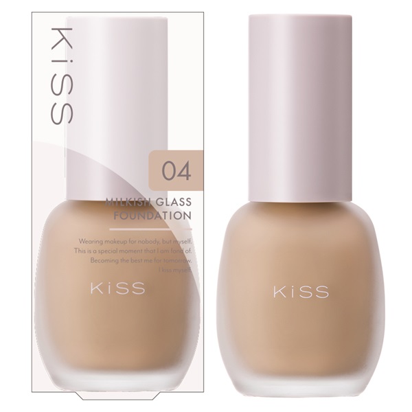 伊勢半 キス　ミルキッシュガラスファンデ　０４　オークル×5パック キス ミルキッシュガラスファンデ 30g キス KiSS 伊勢半 | イオン