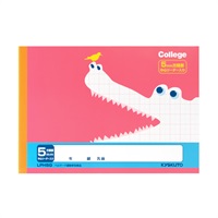 カレッジアニマルハーフノート5mm方眼R B6(LPH5G)