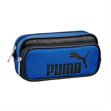 PUMA カラーカーボンWペンケース(787PMBL/ブルー)