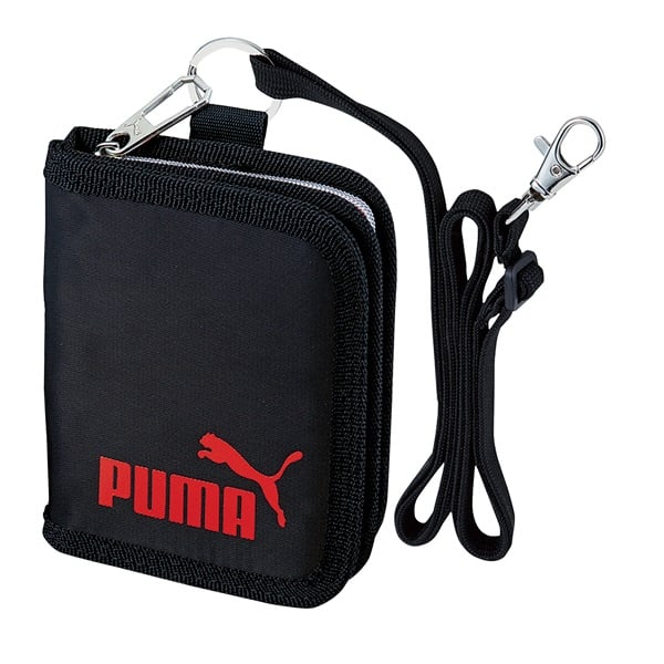 PUMA 2つ折りウォレット(PM242BK/ブラック)