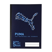 PUMA 自由学習帳 5mm方眼 ネイビー(PM443NB)
