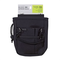 文具エプロンバッグ 巾着(BE024BK/ブラック)