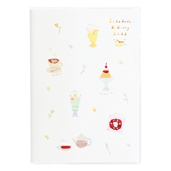 2026年1月始まり】 カラーインデックス手帳 B6 マンスリーブロック