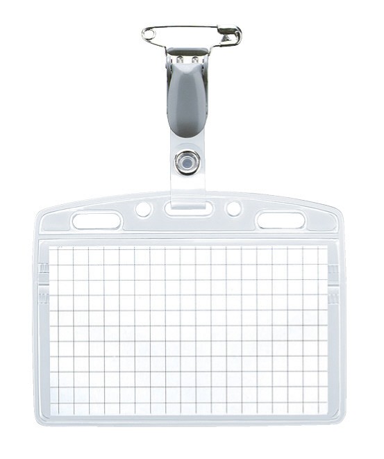 コクヨ タッグ名札 ソフトチャック式 強力イタメンクリップ | イオン