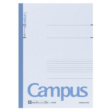 キャンパスノート１号３０枚Ｂ罫 キャンパスノート　ノート　大学ノート　コクヨ　KOKUYO