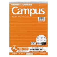 レポート箋ドット入りＢ５Ａ罫薄口５０枚　キャンパス　コクヨ　KOKUYO レポート用紙(4901480266077)