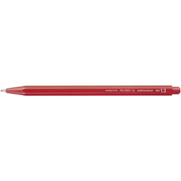 鉛筆シャープ吊り下げ1.3mm(PS‐PER113‐1P/赤)