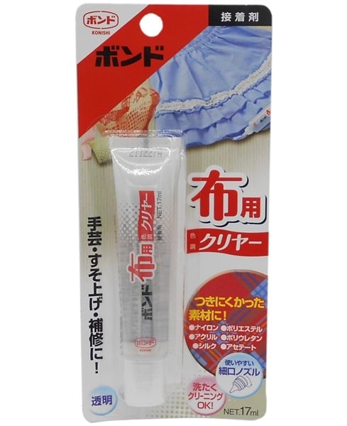 コニシ　ボンド布用　クリア　17ml(17ml)