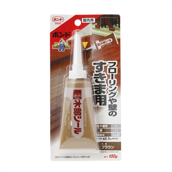 コニシ 　ボンド　木部シール　フローリングや壁のすきま用　ブラウン　100g　#50424(#50424)